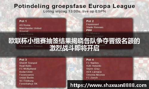 欧联杯小组赛抽签结果揭晓各队争夺晋级名额的激烈战斗即将开启